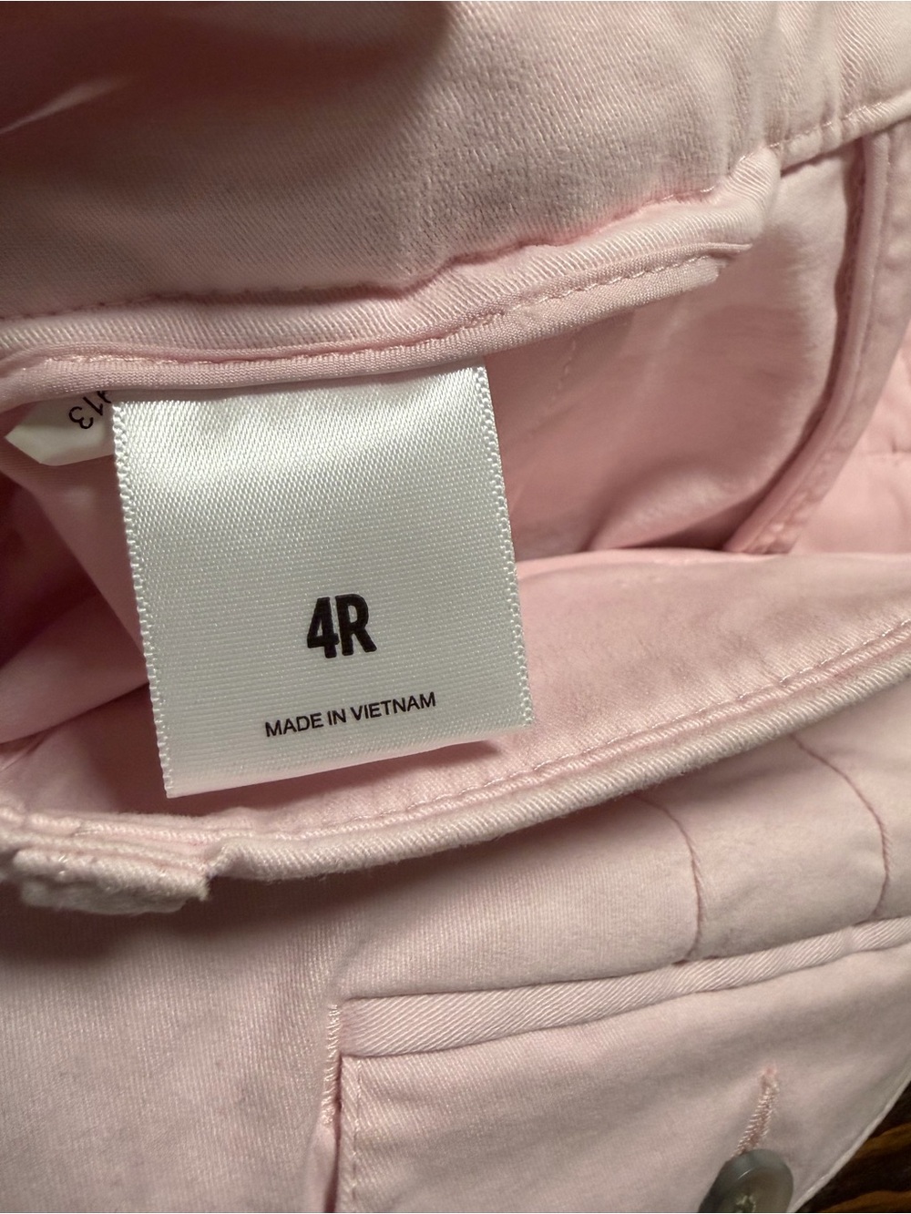 Express Blush Pink Waistband Pants - Picture 6 of 7